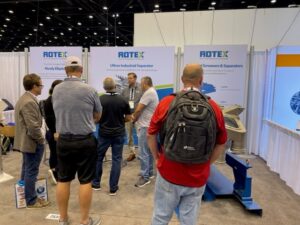 Rotex exhibited at Pack Expo International 2022 from October 23 to 26 in Chicago, IL.